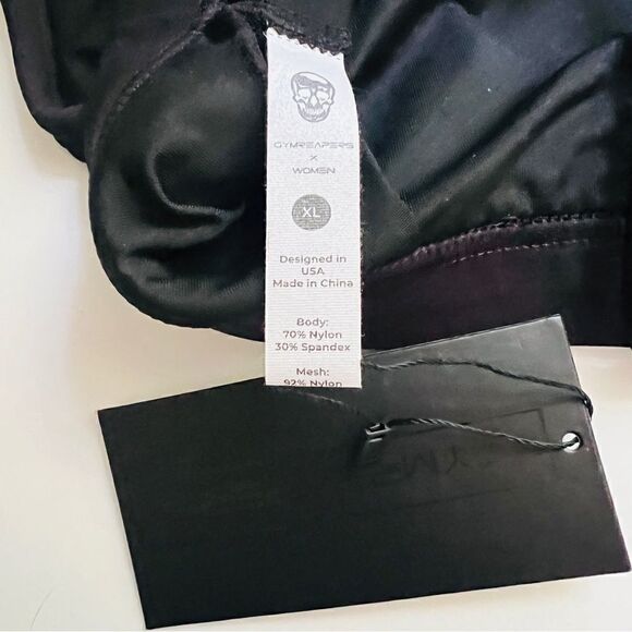 NWT New Gymreapers Strive Sports Bra Black XL - Picture 9 of 11